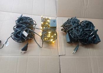 Lampki choinkowe 100 LED gruby kabel