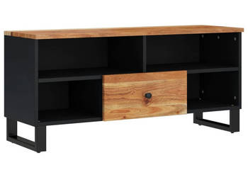 Szafka RTV 100x33x46 cm akacja i materiał drewnopochodny WM-351971