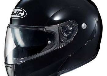 Szczękowy kask motocyklowy HJC C90 Blenda Czarny Połysk