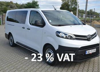 Toyota ProAce FAKTURA VAT* 120 ps* 2x klimatyzacja* nawiewy tył* 9-osobowy…