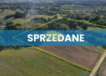 Działka siedliskowa z naturalnym stawem