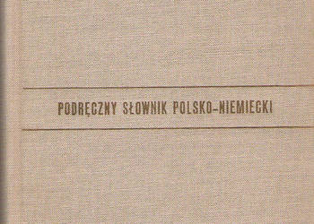 Podręczny słownik polsko-niemiecki.