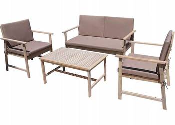 Zestaw mebli ogrodowych drewnianych Piotta