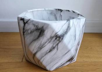 Doniczka ceramiczna marmurkowa osłonka