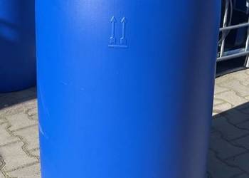 Beczki 220L z dwoma korkami, plastikowe, duże, czyste