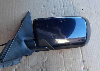 lusterko lewe zewnętrzne BMW e46 5 PIN granatowe