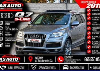 Audi Q7 3,0TDi 240KM Quattro/S-line/7foteli/El.Klapa/Alcantara/Bixenon//Na…