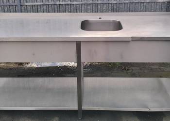 Zlew gastronmiczny 1-komorowy 228,5x70x90 Zlew gastronmiczny 1-komorowy 228,5x70x90