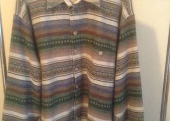 Bluza męska rozpinana 30% wełna .Rozm.L- CARLO COMBERTI