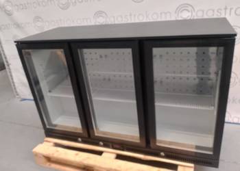 Witryna chłodnicza barowa 3-drzwiowa 303L Szron DBQ300LO