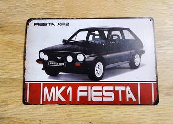 tabliczka , plakat metalowy Ford Fiesta MK1 RETRO