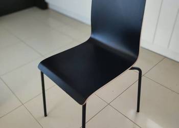 Ikea martin krzesło czarne drewniane prawie nowe