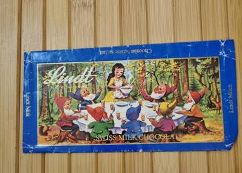 Stare opakowanie po czekoladzie Królewna Śnieżka z okresu PRL