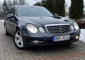 Mercedes E-klasa w211 lift 2009r. Avantgarde 3.0CDI 224KM, Zadbany 1WŁ