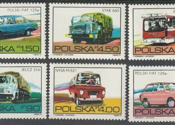 POLSKA - SAMOCHODY - 1973 - CZYSTE ** POLSKA - SAMOCHODY - 1973 - CZYSTE **