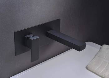 Bateria Umywalkowa Podtynkowa IMEX Suiza Czarny Mat (GLE020/NG) NOWA