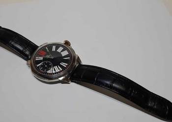 Zegarek Omega Pasówka czarna w srebrze (K1550)