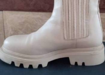 Buty damskie ,sztyblety skóra "Badura"