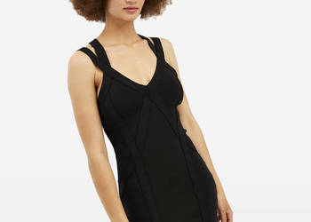 Czarna dopasowana sukienka xs 34 Tally Weijl