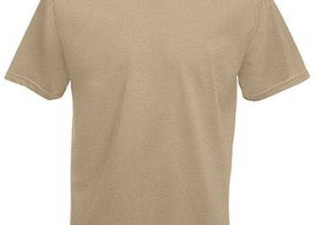 T-shirt koszulka 3XL bez nadruku khaki FRUIT of the LOOM