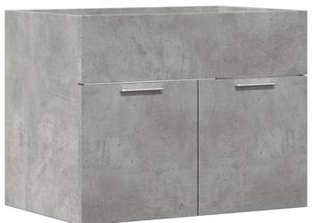 Szafka pod umywalkę szarość betonu 60x385x46 cm płyta WM-856208