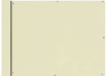 Parawan balkonowy z tkaniny oxford 90x600 cm kremowy WM-42339