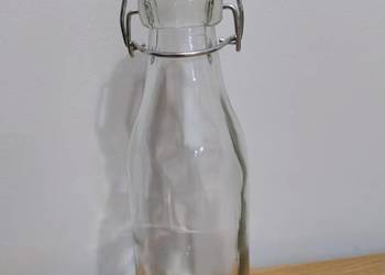 Butelka z kapslem wysokość 20cm ok 250ml
