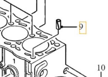 VOLVO kolek pin centrujacy blok silnika 2.0D OE 8653732