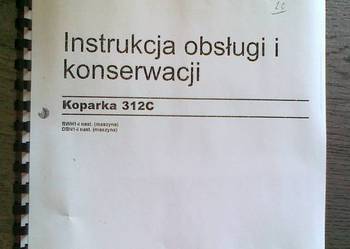Instrukcja obsługi DTR koparki gąsienicowej CAT 312C