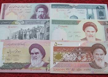 IRAN Kolekcjonerskie Banknoty Zestaw - 6 sztuk UNC