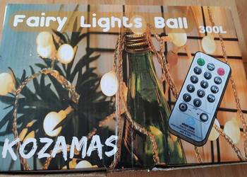 zestaw lampek girlanda dekoracyjnych typu Fairy Lights Ball marki Kozamas