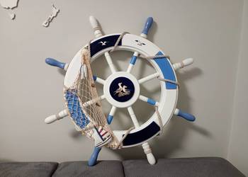 Ster drewniany - duża ozdoba ścienna