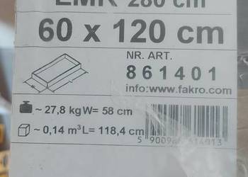 Schody strychowe składane 60x120 Fakro