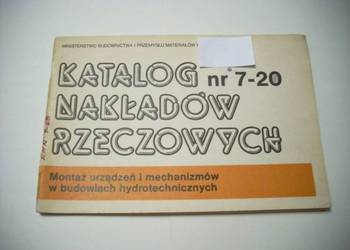 KNR nr 7-20 Montaż Urządzeń i Mechanizmów w Budowlach Hydrot