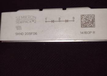 SKND205F06 SEMIKRON - moduł diodowy 600V 205A 130ns