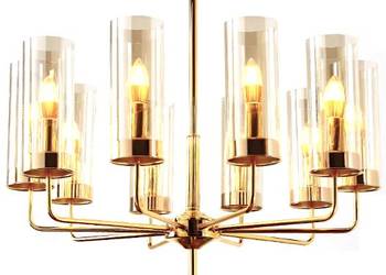 Eterion Chandelier 10 Cognac - żyrandol 70cm bursztynowy