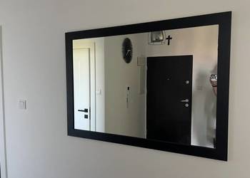 Lustro  115 cm x 82 cm, czarne, rama 6 cm