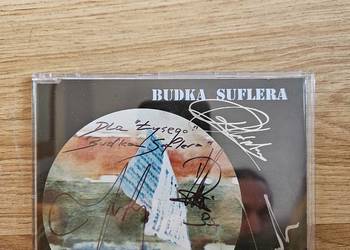 00041. Budka Suflera Błękitna Arka rzadki singiel z autografami członków ze