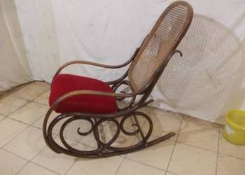 Zabytkowy oryginalny fotel bujany THONET przedwojenny