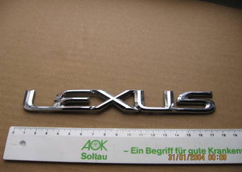 LEXUS stary napis emblemat chrom