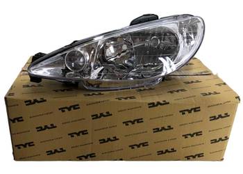Peugeot 206 LIFT 2006-2009 Reflektor lampa przedni przód lewy H1+H7 TYc