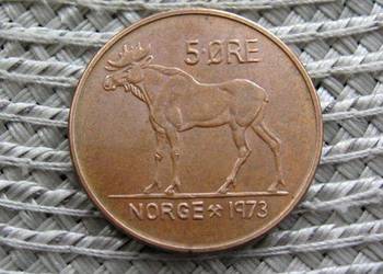 Norwegia 5 Ore 1973r