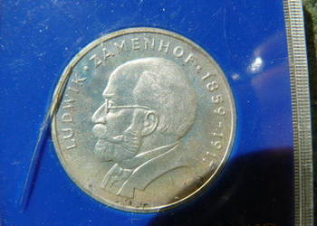 Ludwik Zamenhof srebrna moneta 100 zl w etui