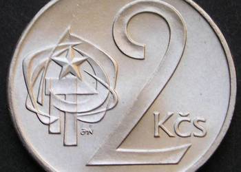 CZECHOSŁOWACJA 2 KORONY 1974 - STAN 1/2