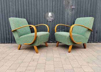 Fotel ART DECO typ H-227 J. Halabala, Czechosłowacja '30-'50, Retro