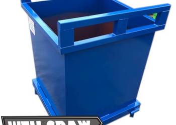 Kontener z otwieranym dnem, pojemnik, koleba 0,5m3