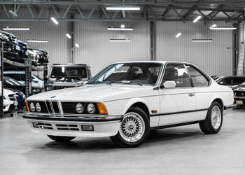 BMW 635 E24 CSi 3.5l R6. Kolekcjonerska. Japonia. Stan fabryczny. Biały kr…