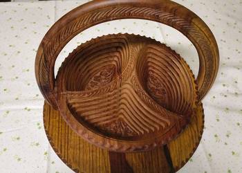 Skladany koszyk drewniany