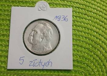 moneta srebrna polska z 1936r