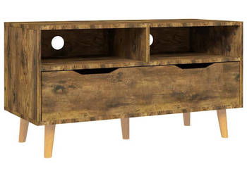 Szafka pod TV przydymiony dąb 90x40x485 cm WM-326785